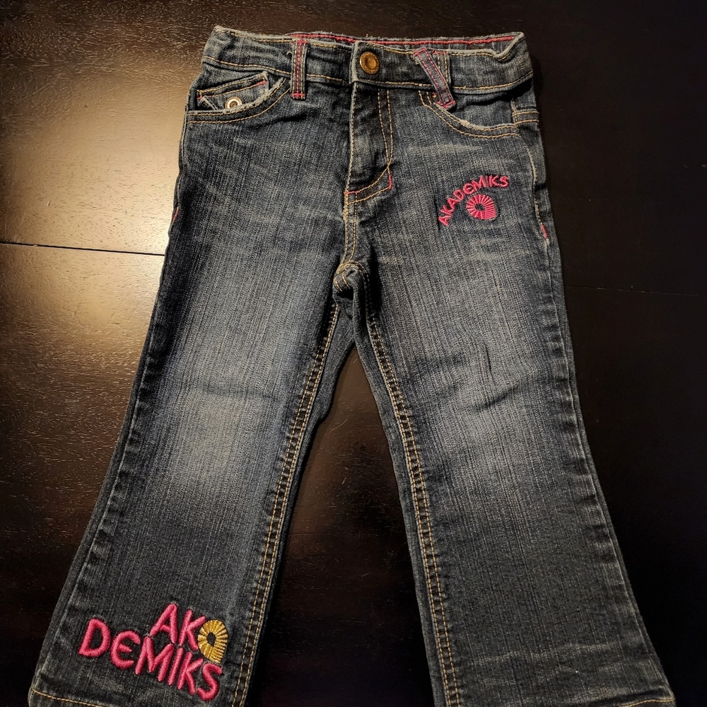 Girls embroidered jeans